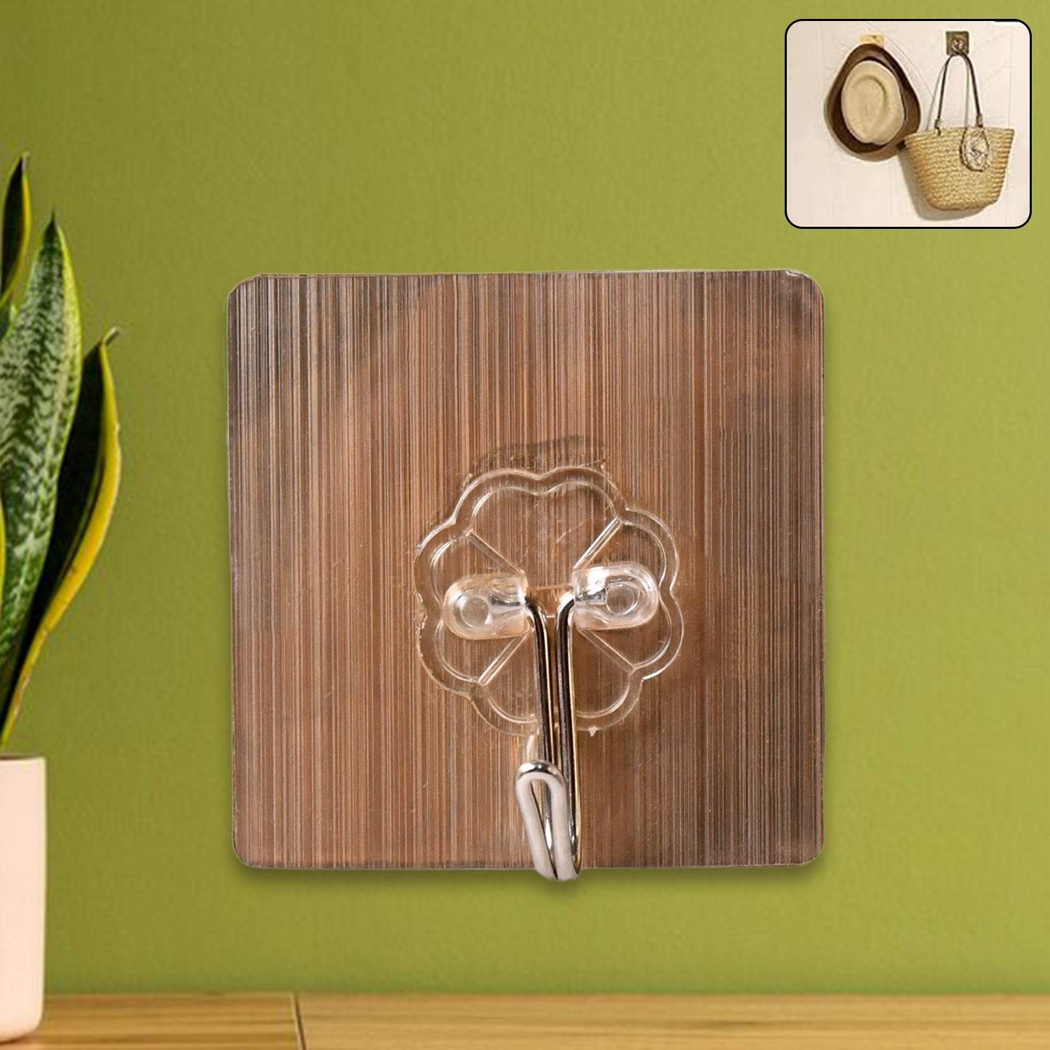 Adhesive Heavy-Duty Hooks for Kitchen and Bathroom - Bachat Club