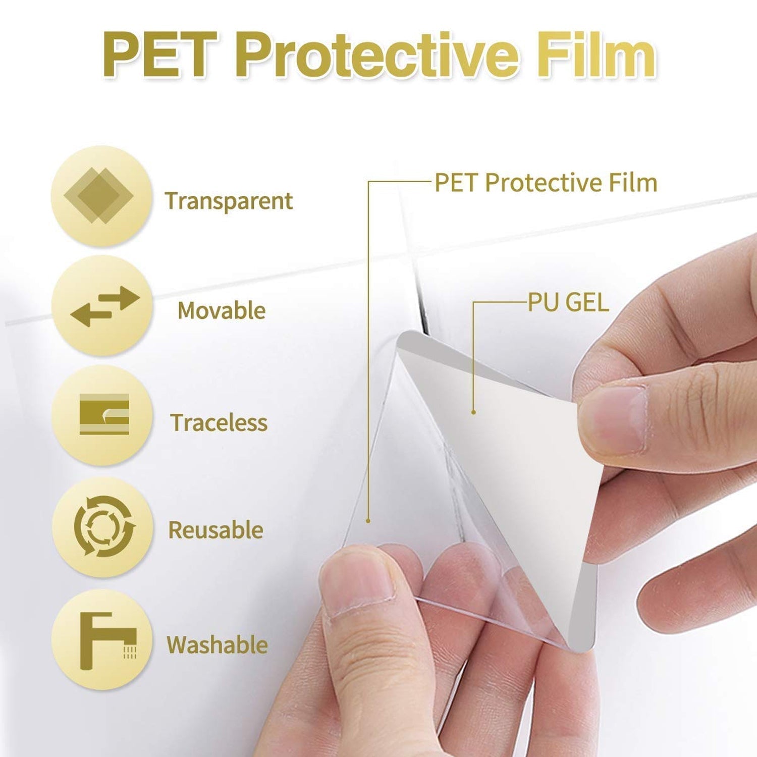 Waterproof Nano Adhesive Tape – No-Trace, Multipurpose, Removable (0.8mm, 1pc)