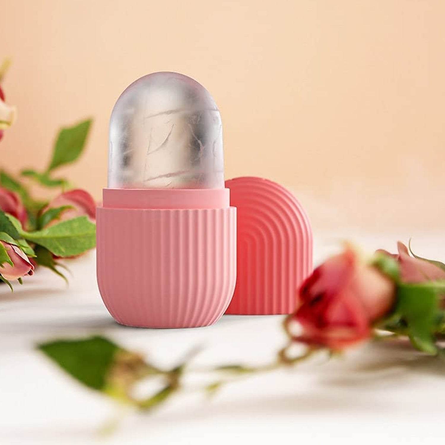 Beauty Ice Roller for Face Massager & Eye Reusable Face Rollers Facial Roller Box - Bachat Club