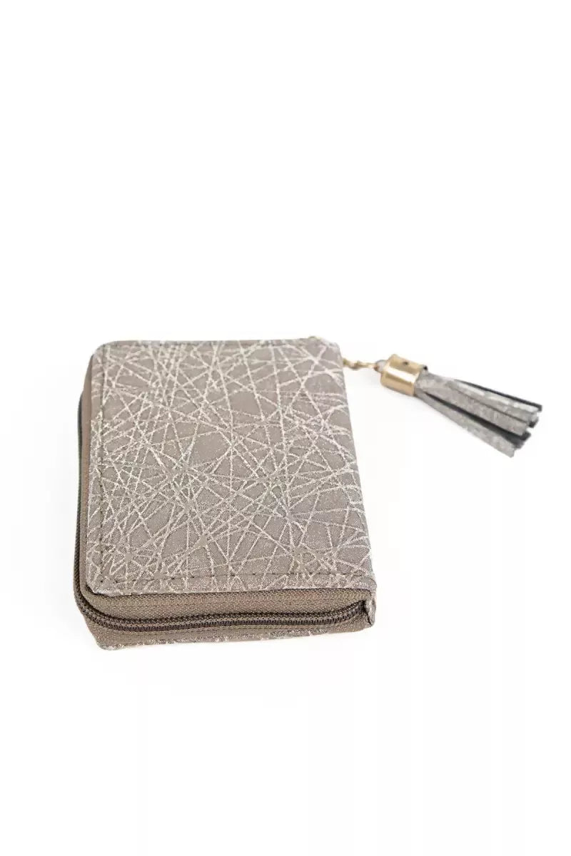 Glittering Small Coin Purse for Girls and Women - Olive Green