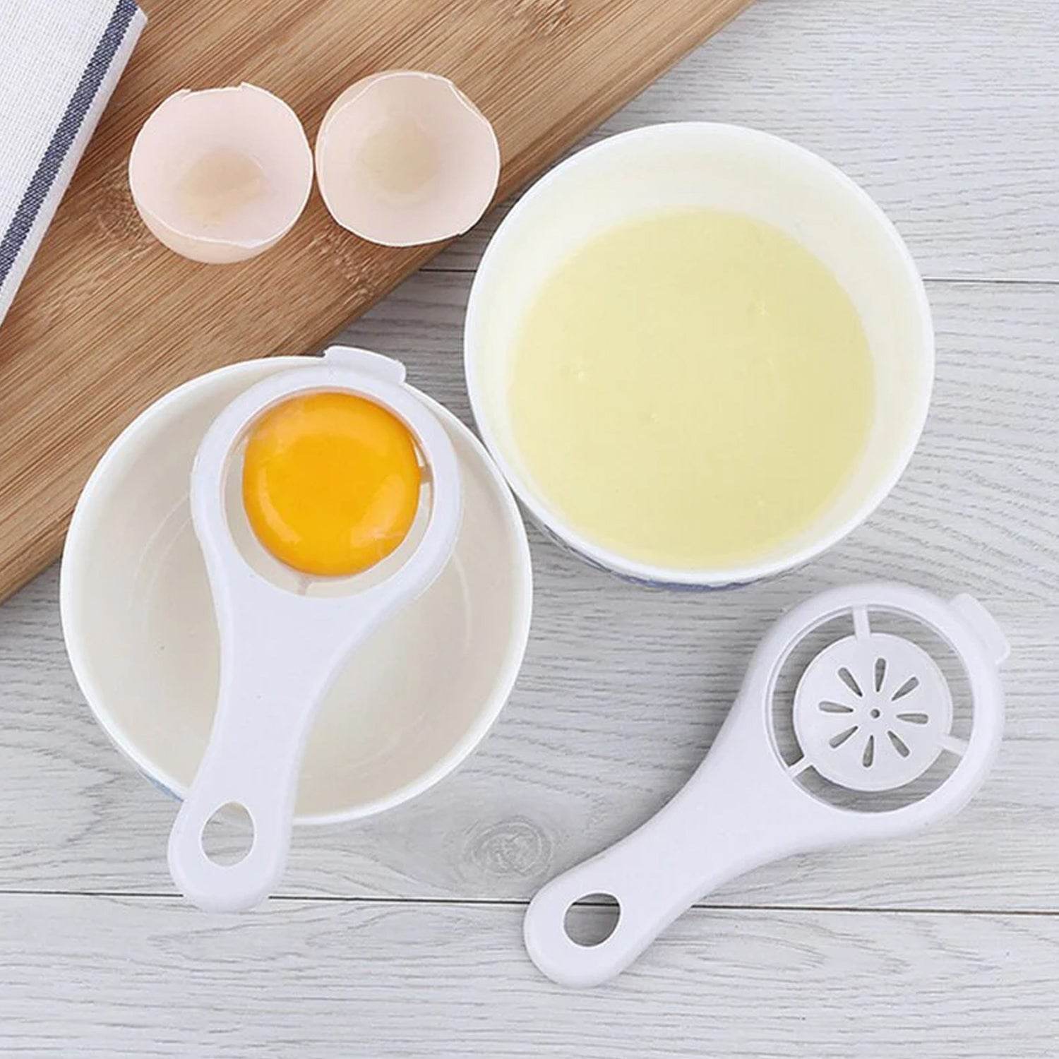 Plastic Egg Yolk Separator, Egg White Yolk Filter Separator - Bachat Club