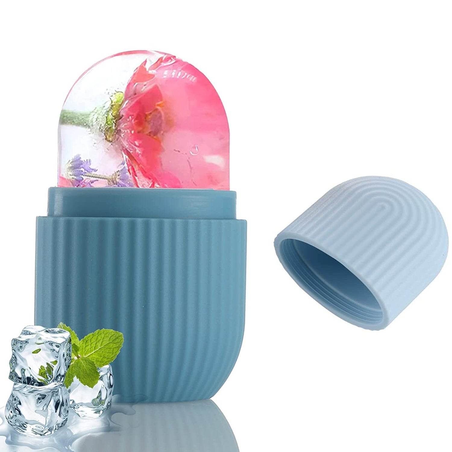 Beauty Ice Roller for Face Massager & Eye Reusable Face Rollers Facial Roller Box - Bachat Club