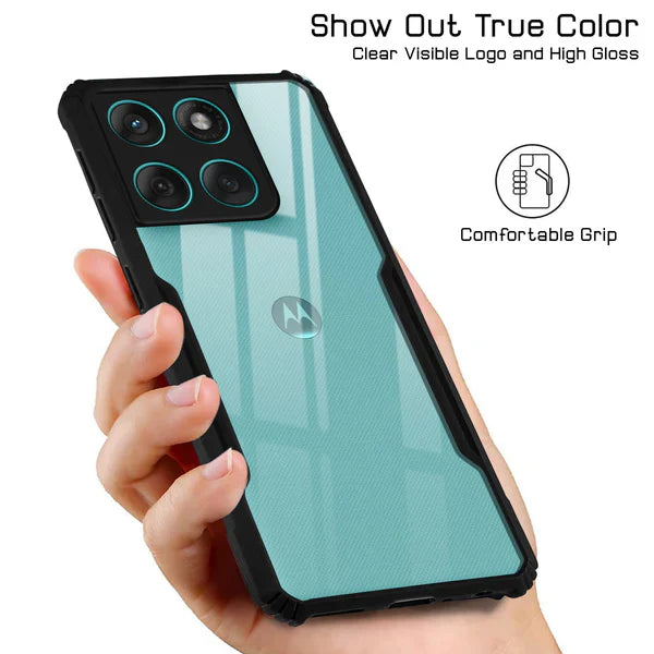 Hybrid Shockproof transparent Silicone Case for Motorola Edge 60 Fusion