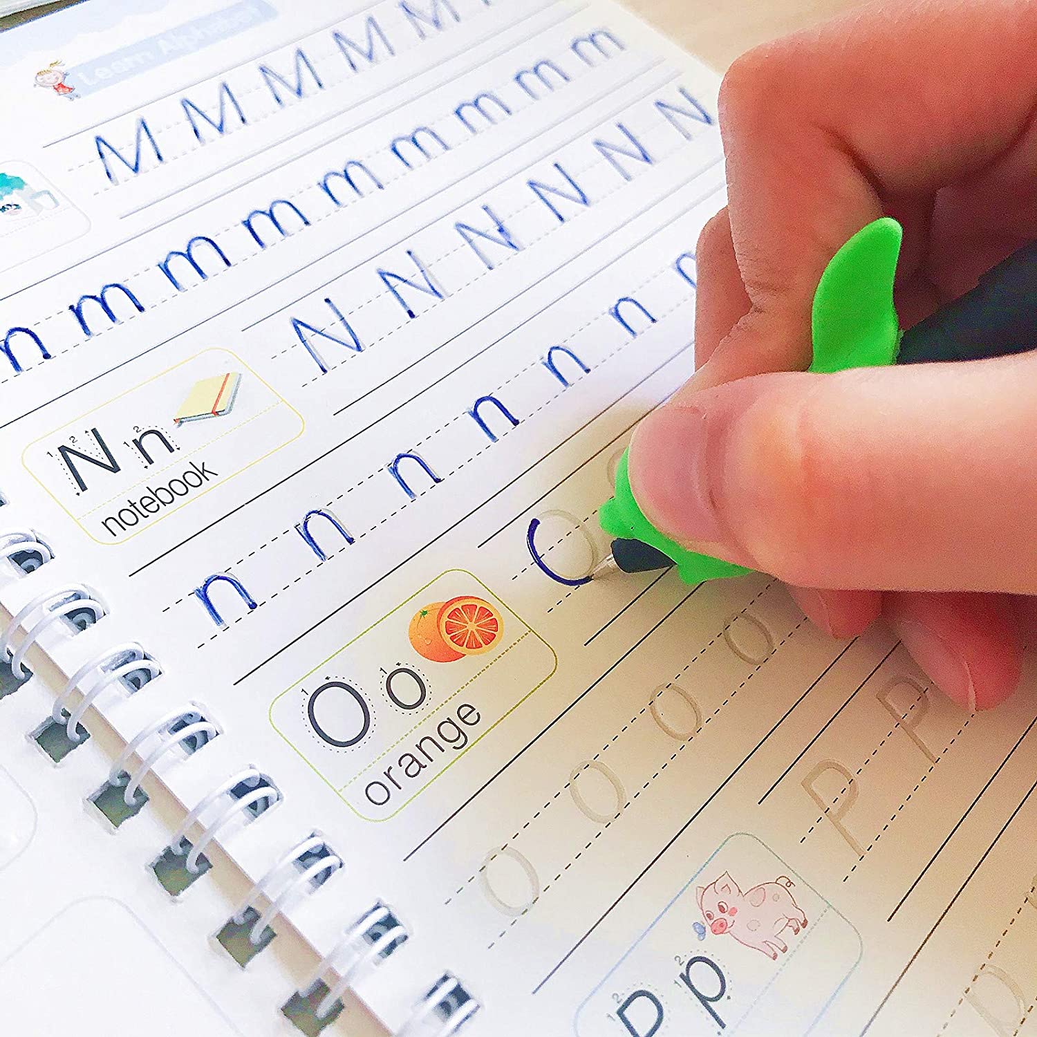 4 Pc Magic Copybook widely used by kids, children’s and even adults also to write down important things over it while emergencies etc.
