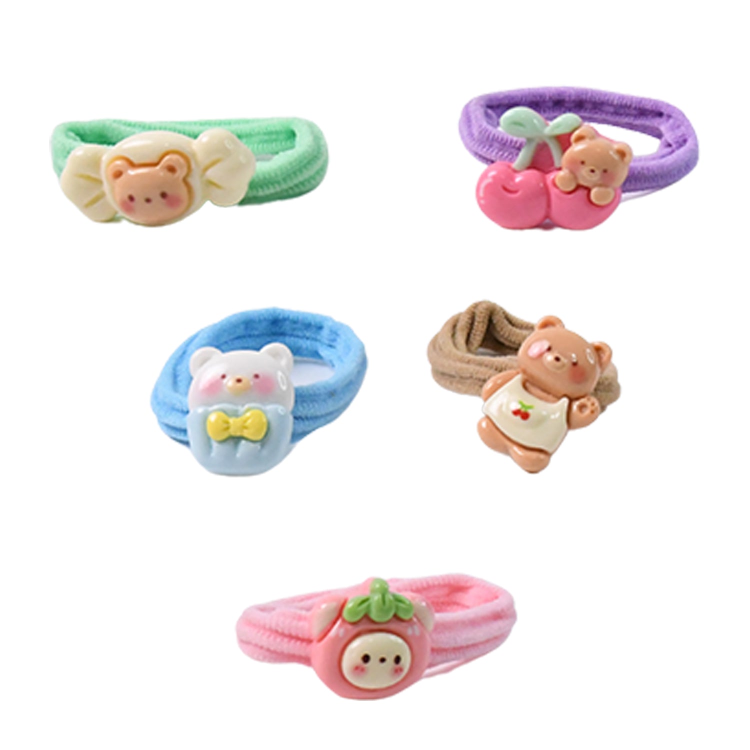 Toddler Hair Ties Baby Hair Tie (5 pcs Set), Hair accessories