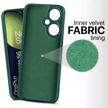 Dark Green Camera Original Silicone case for Oneplus Nord CE 3 Lite