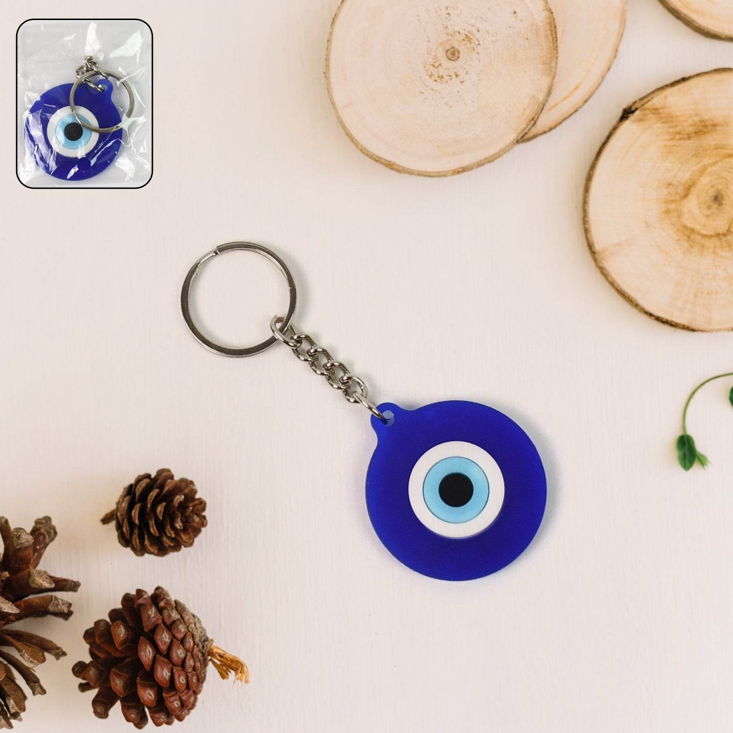 Evil Eye Rubber / Silicone Keychain - Bachat Club