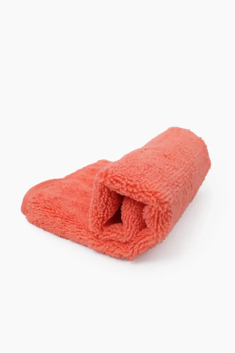 Microfiber Face Towel, 2 Pcs (Copper Smith) - 30 x 30 Cm (Orange)