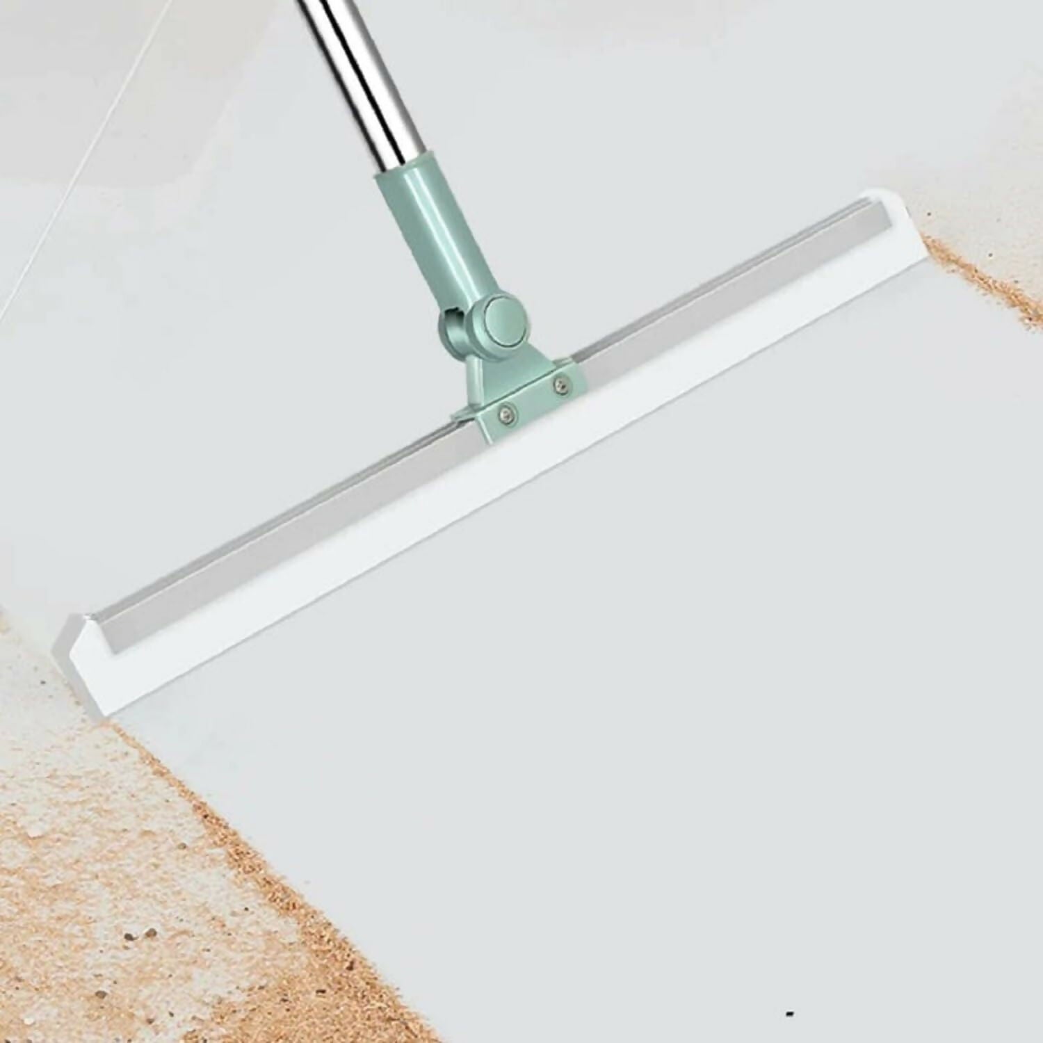 Heavy-Duty Silicone Magic Broom Floor Wiper with Extendable Handle