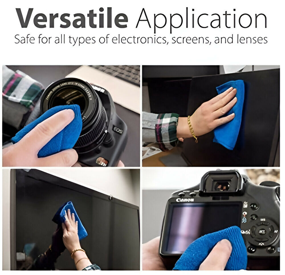 All-in-One Screen Cleaner Gel with Cleaning Cloth for Mobiles, Laptops & Gaming Screens (100ml, Random Color)