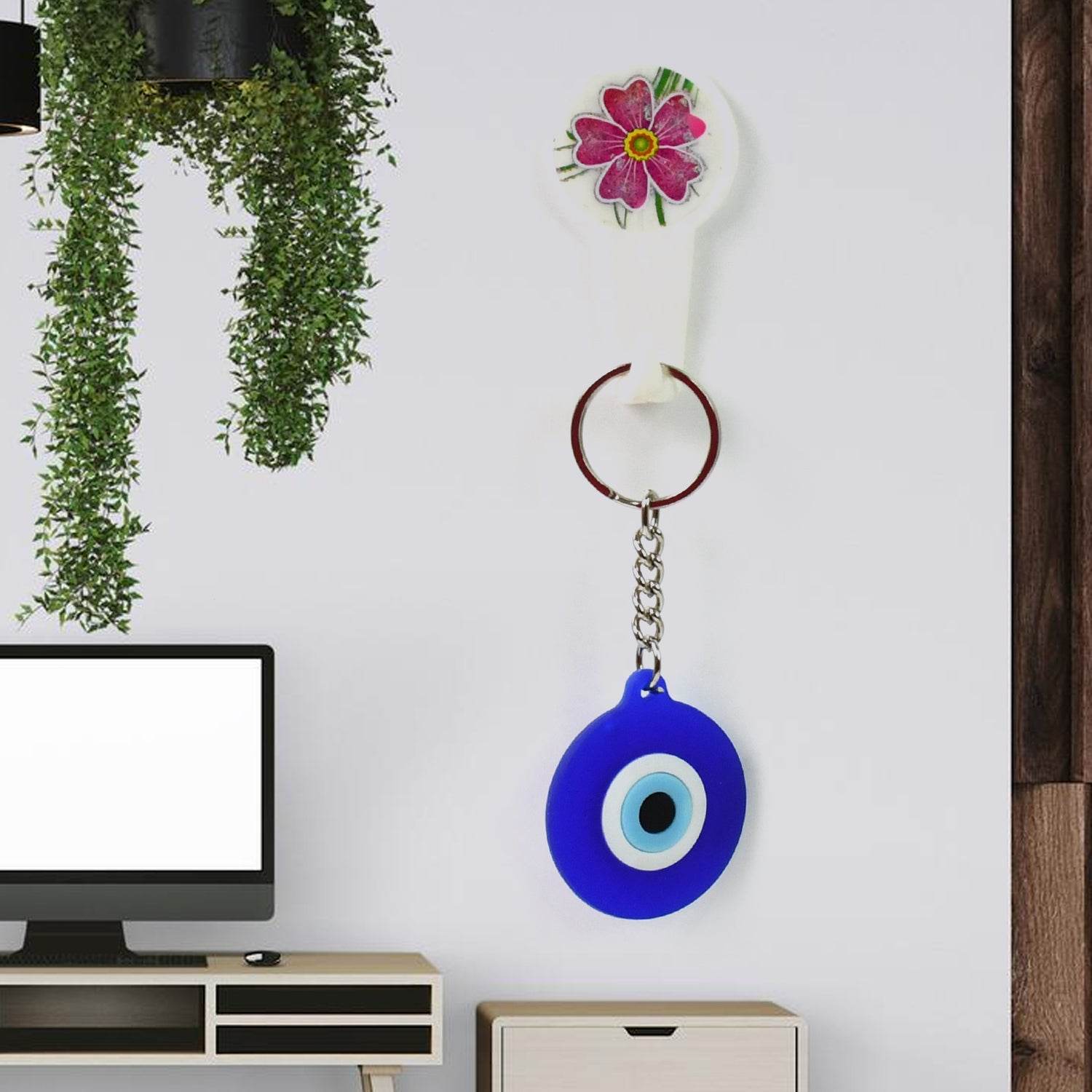 Evil Eye Rubber / Silicone Keychain - Bachat Club