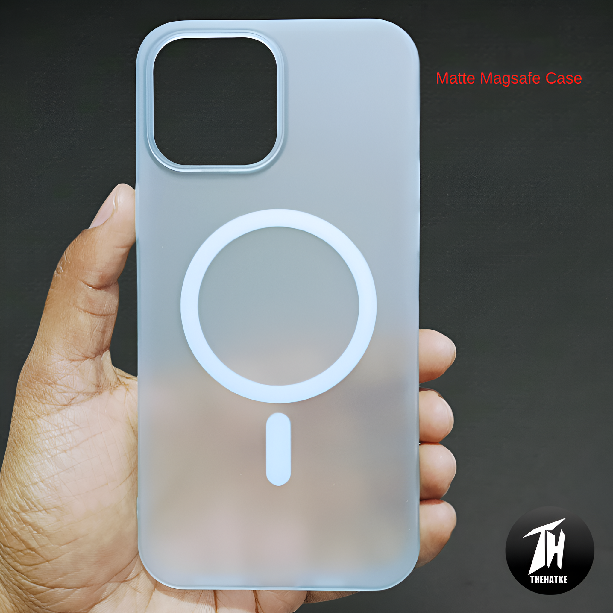 Blue Paper Matte Magsafe Case for Apple Iphone 11 Pro Max