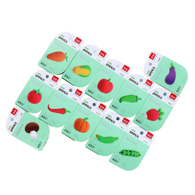 Vegie Themed DIY Air Dry Clay 1 Pcs