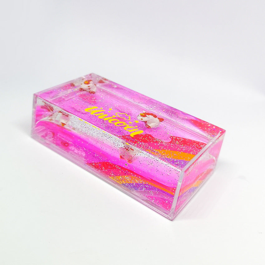 Magical Floating Unicorn Showcase Ornament