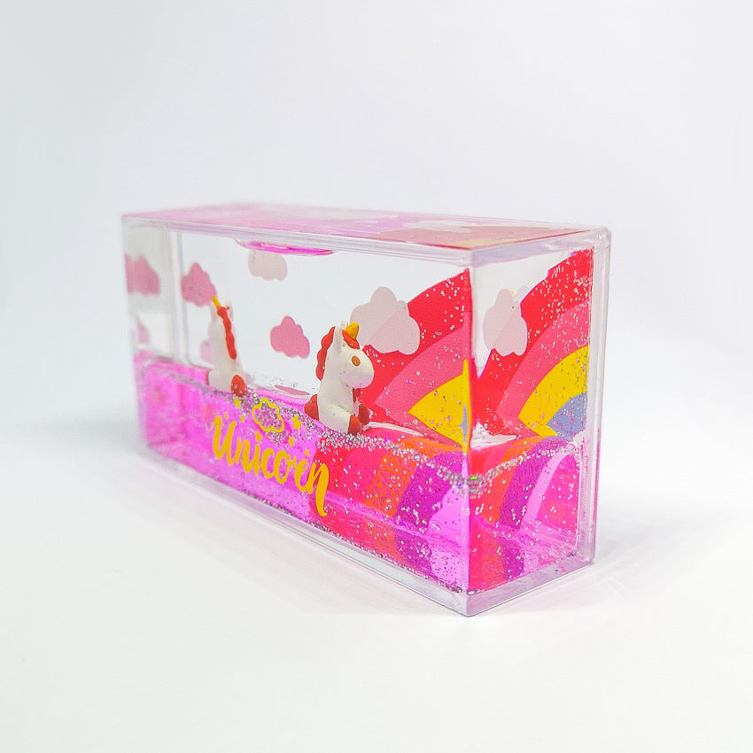 Magical Floating Unicorn Showcase Ornament