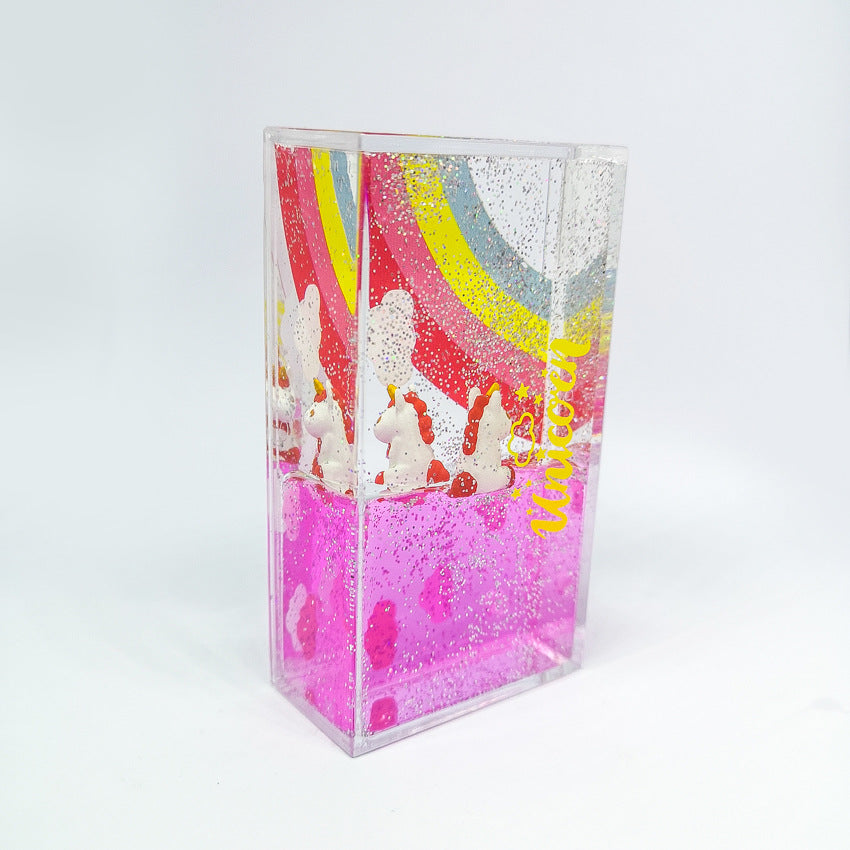 Magical Floating Unicorn Showcase Ornament