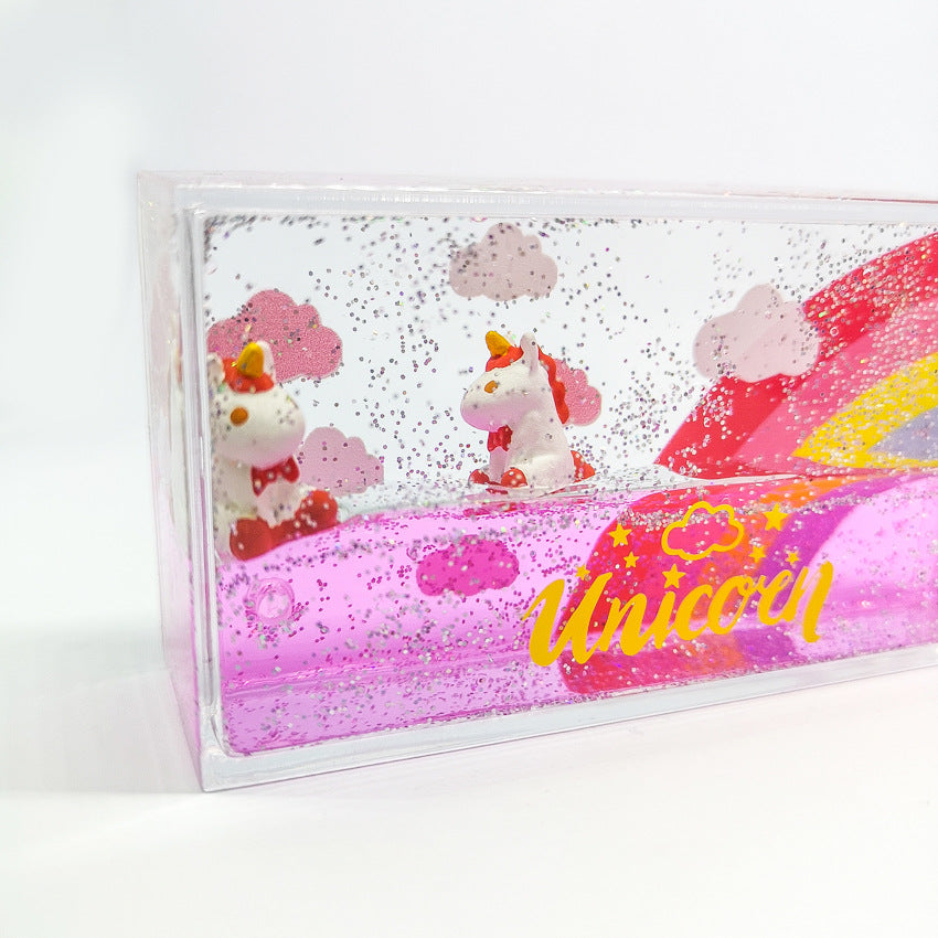 Magical Floating Unicorn Showcase Ornament