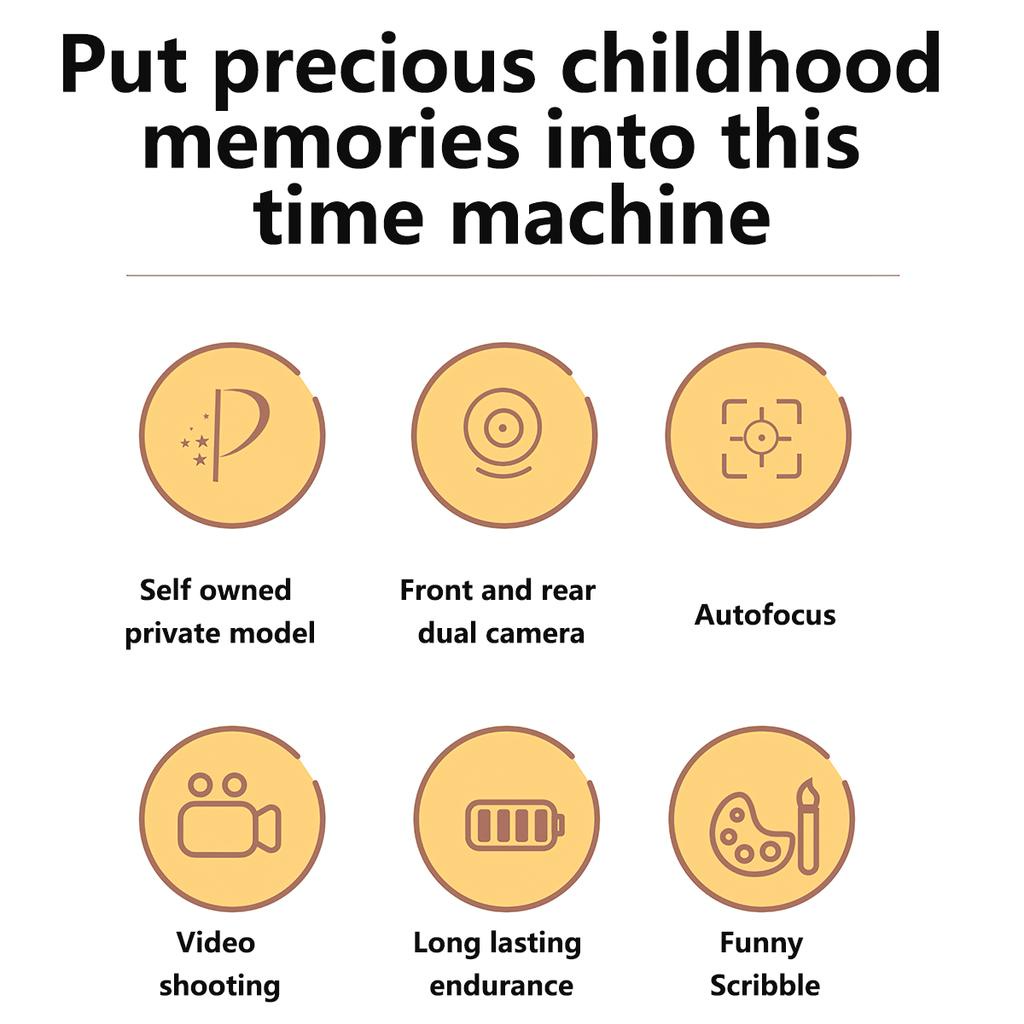 Mini Kids Retro Digital Camera