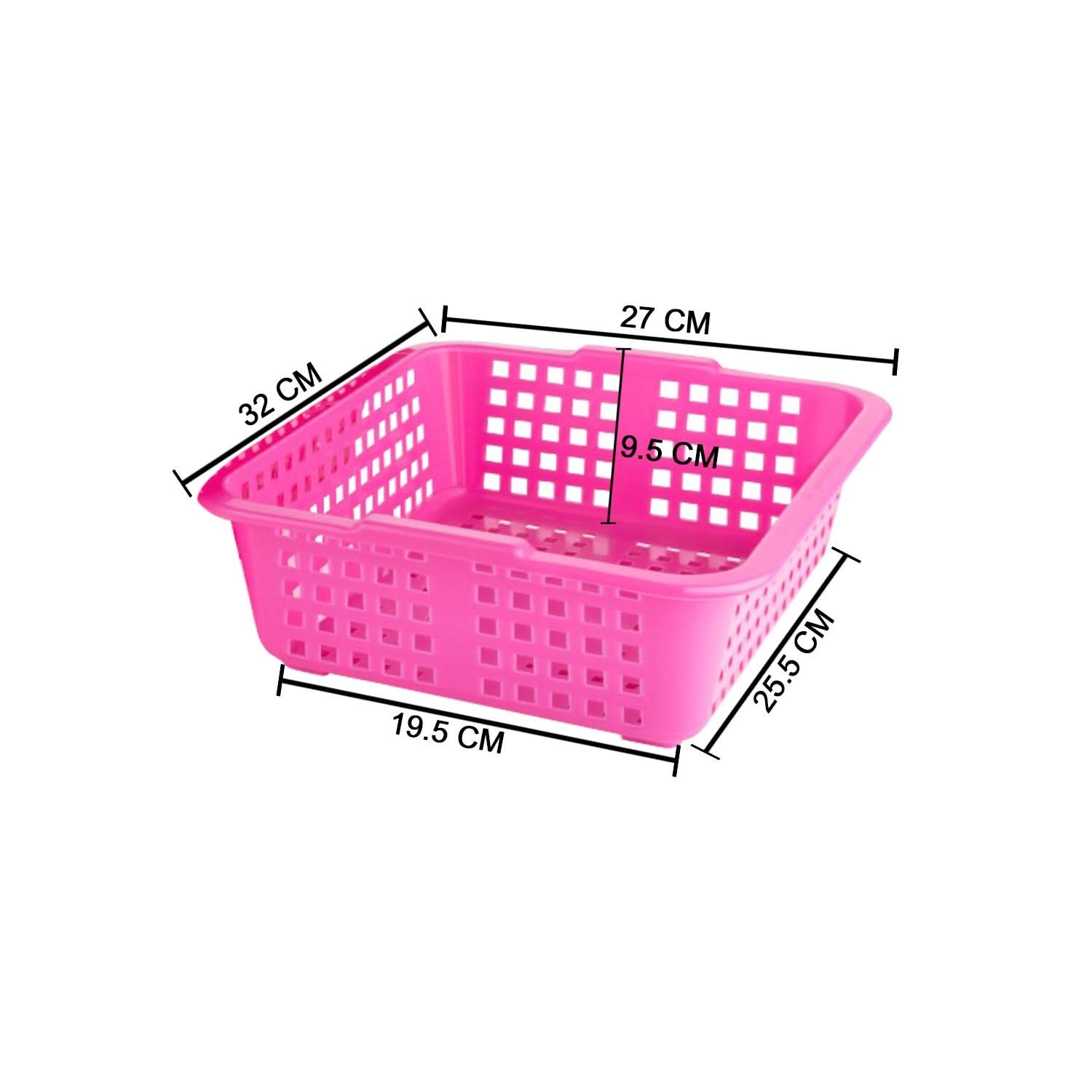 Plastic Small Size Cane Fruit Baskets