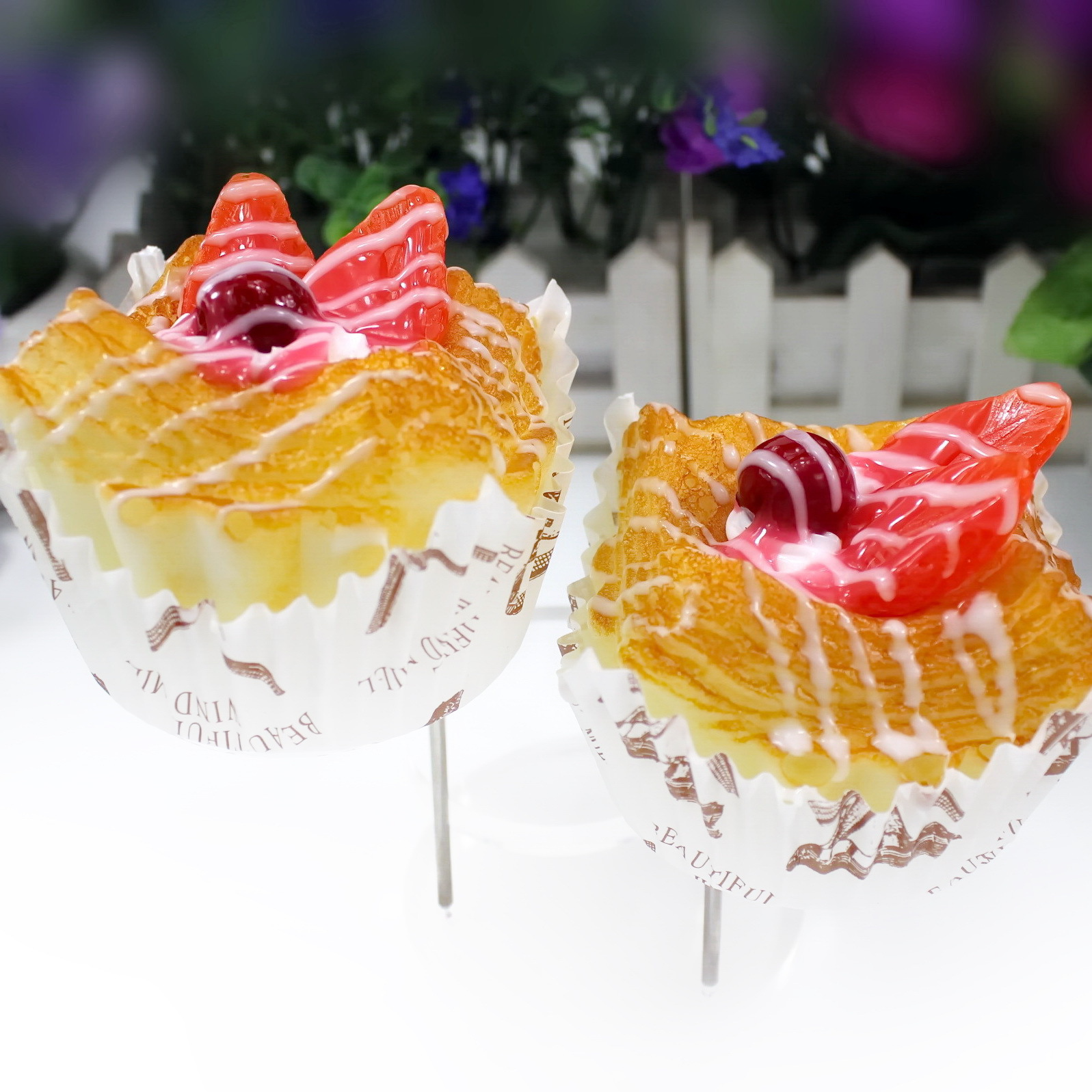 Fruit Salad Bread Fridge Magnet