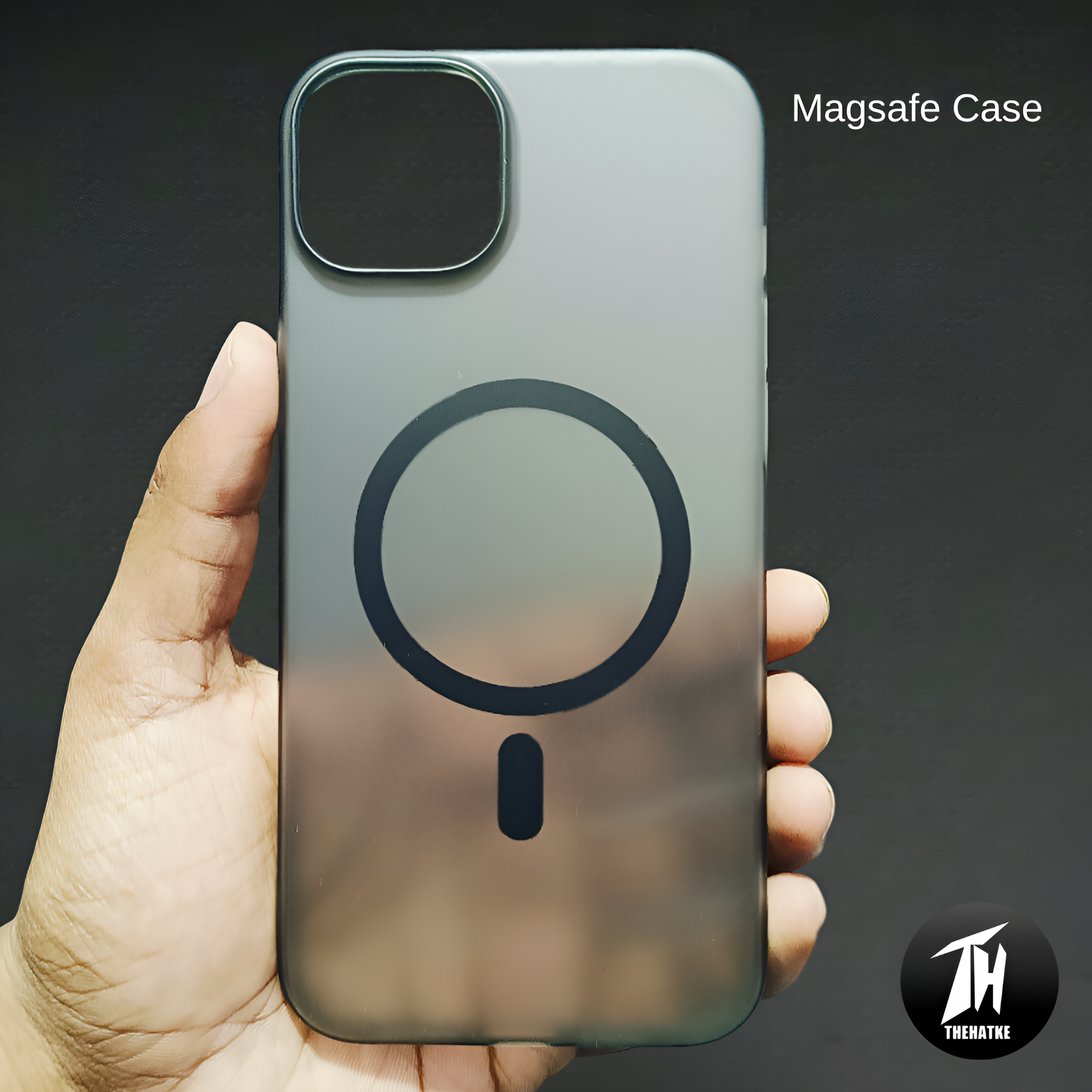 Black Paper Matte Magsafe Case for Apple Iphone 11