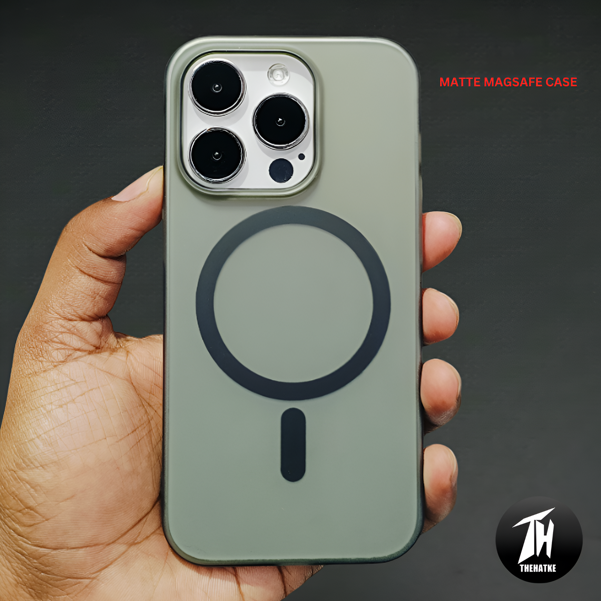 Black Paper Matte Magsafe Case for Apple Iphone 13 Pro Max