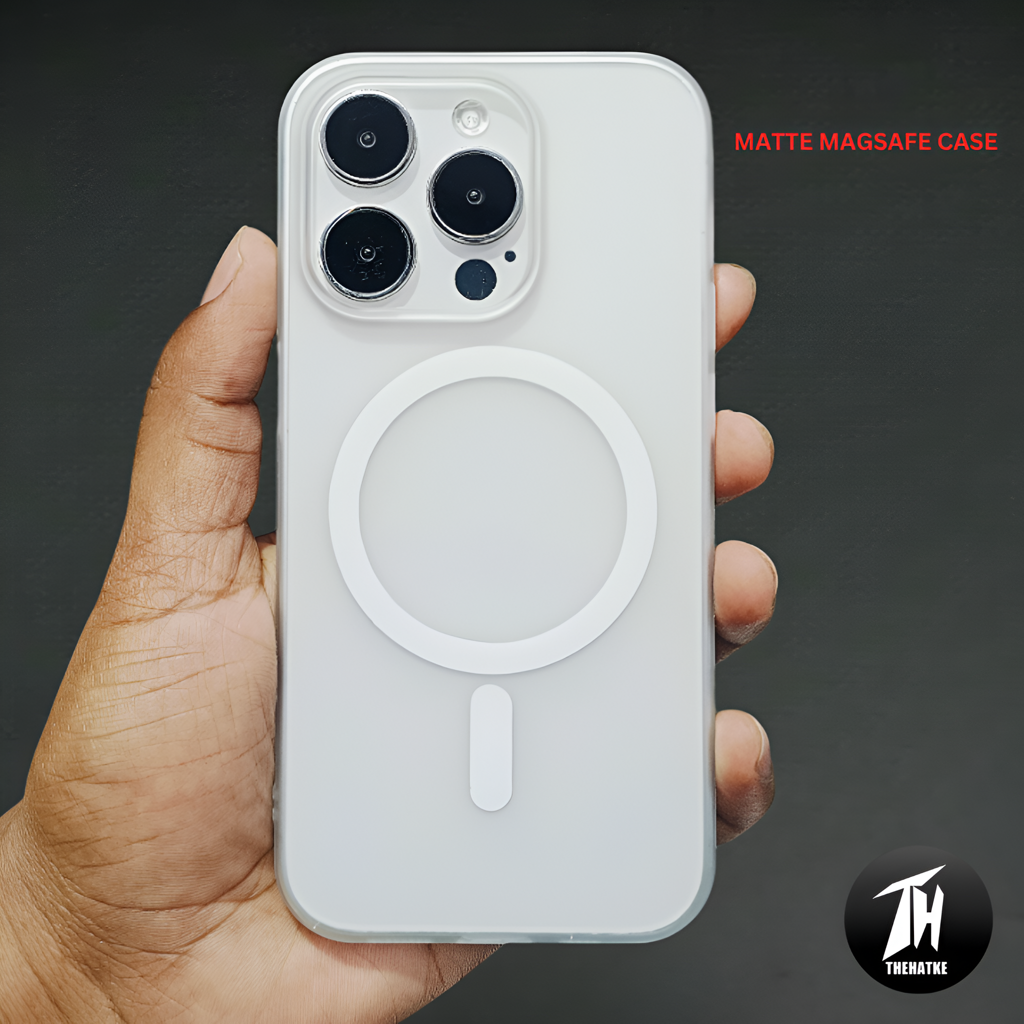 White Paper Matte Magsafe Case for Apple Iphone 15 Pro Max