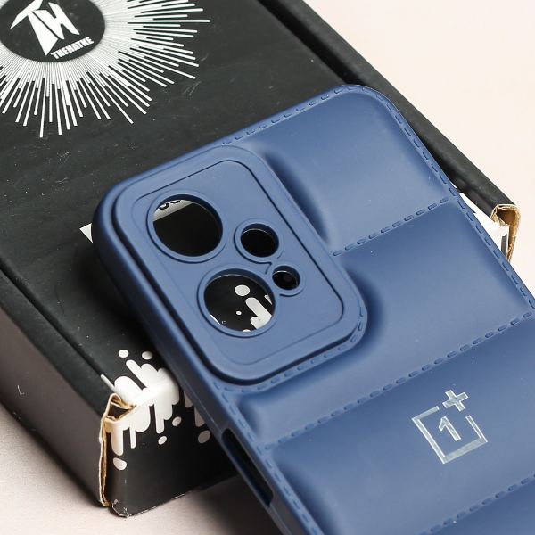 Dark Blue Puffon silicone case for Oneplus Nord CE 2 Lite