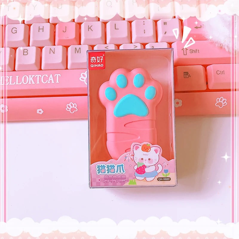 Kawaii Cat Paw Eraser – The Cutest Way to Erase!