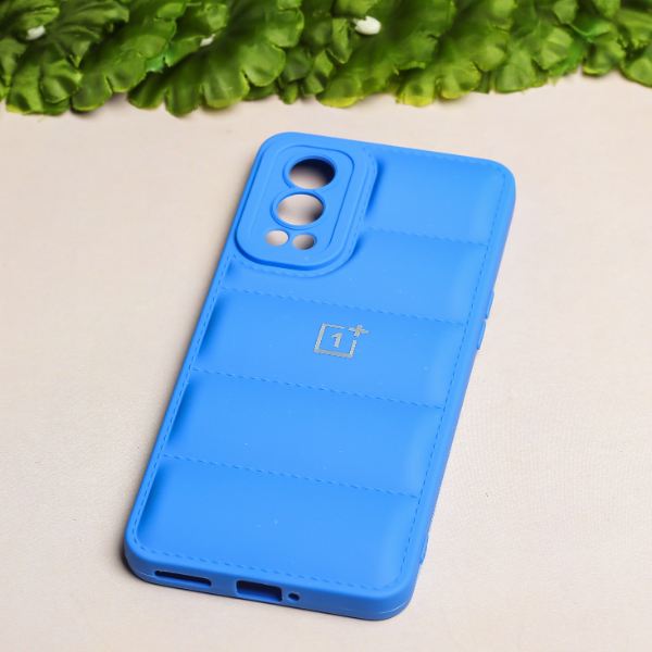 Sky Blue Puffon silicone case for Oneplus Nord 2