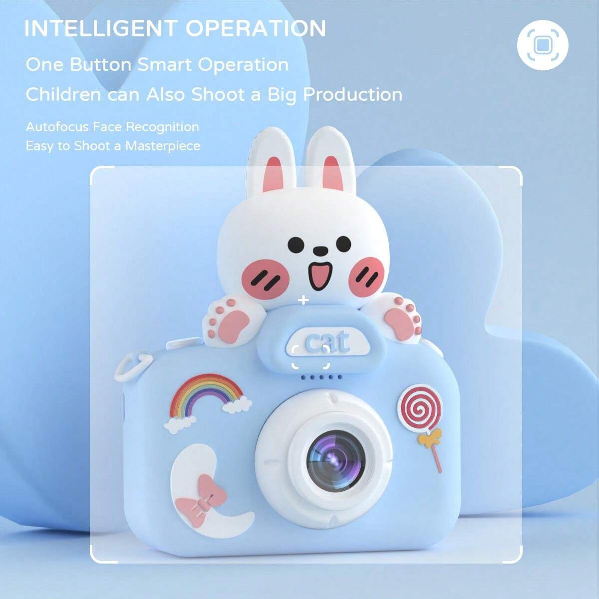 Mini kids Electronic Camera-Dino-Cat-Rabbit-Panda