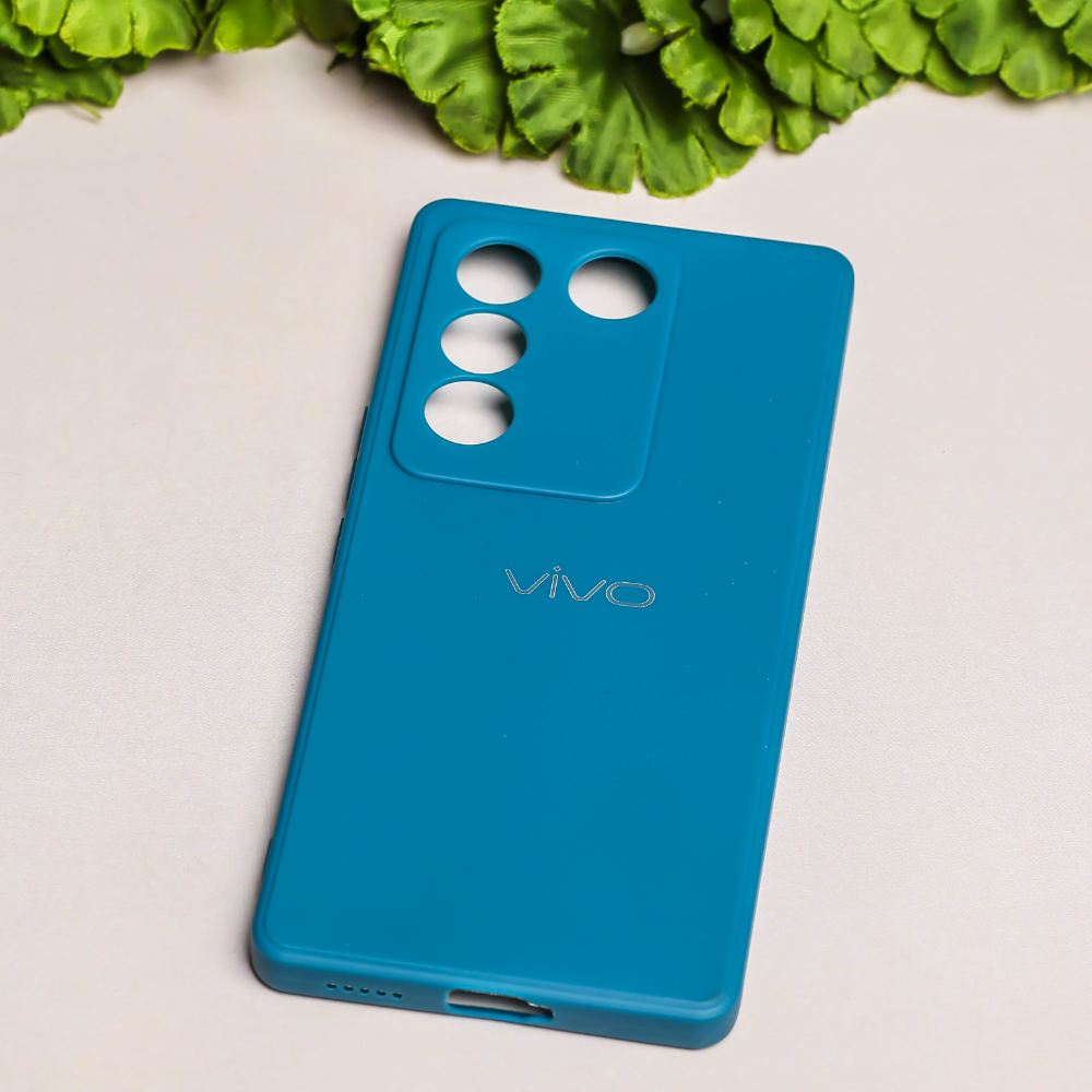 Cosmic Blue Candy Silicone Case for Vivo V27 Pro
