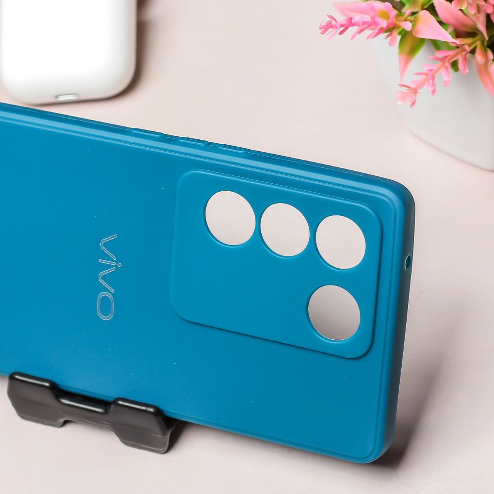 Cosmic Blue Candy Silicone Case for Vivo V27