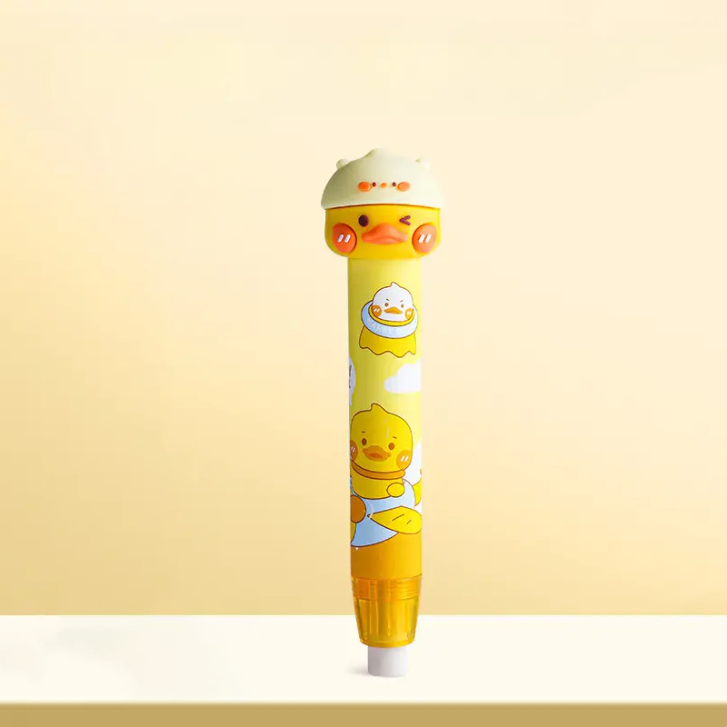 Happy Duck Retractable Sliding Eraser