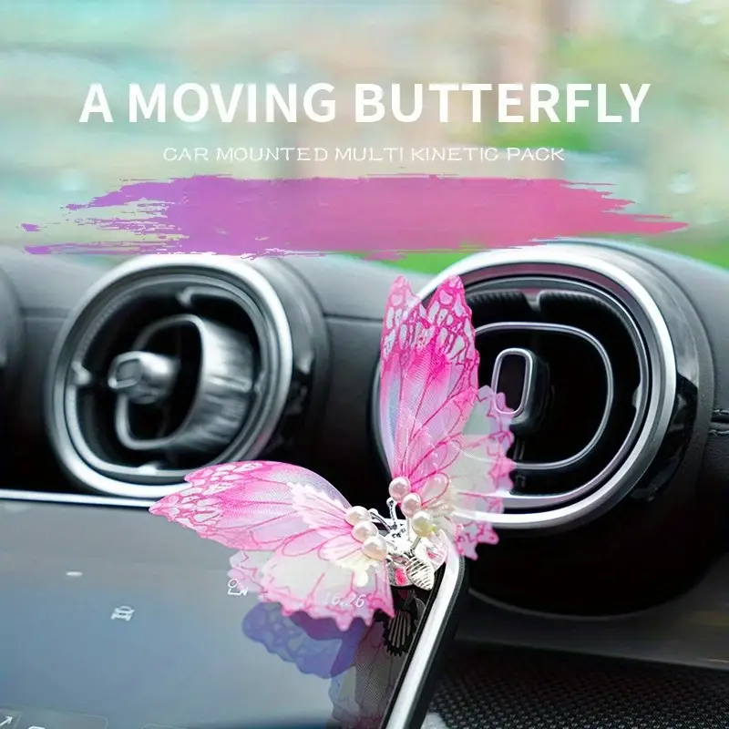 Fluttering Butterfly for Your Car Dash!