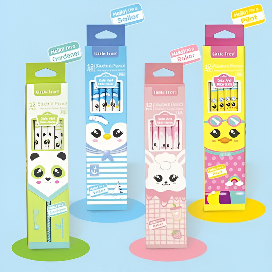 Animal Lovers’ Pencil Pack – Set of 12