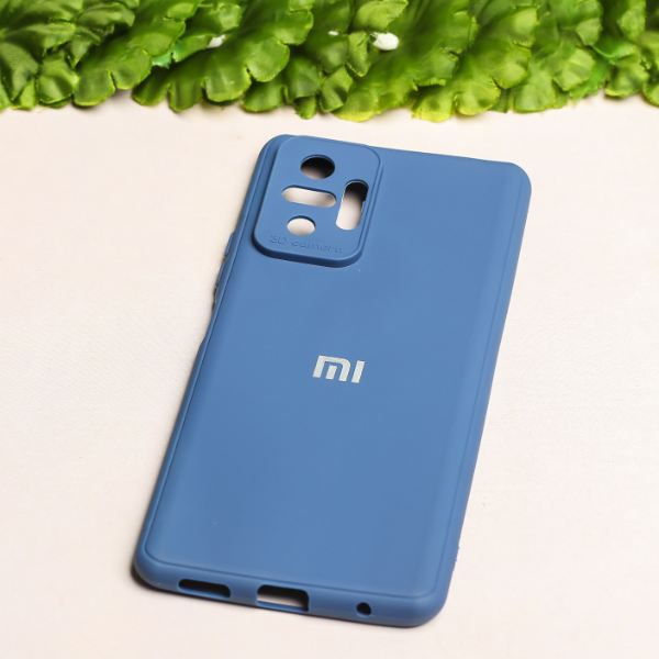 Dark Blue Spazy Silicone Case for Redmi Note 10 Pro
