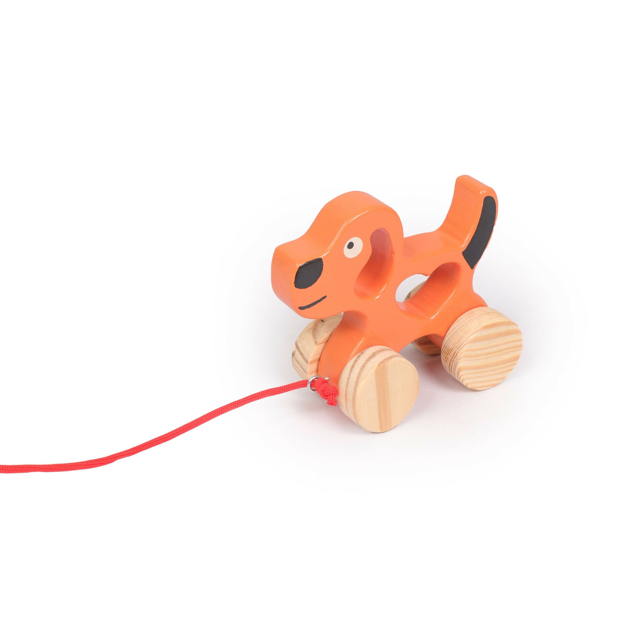 Wooden Jimmy Puppy Push & Pull Toys (1 pcs)