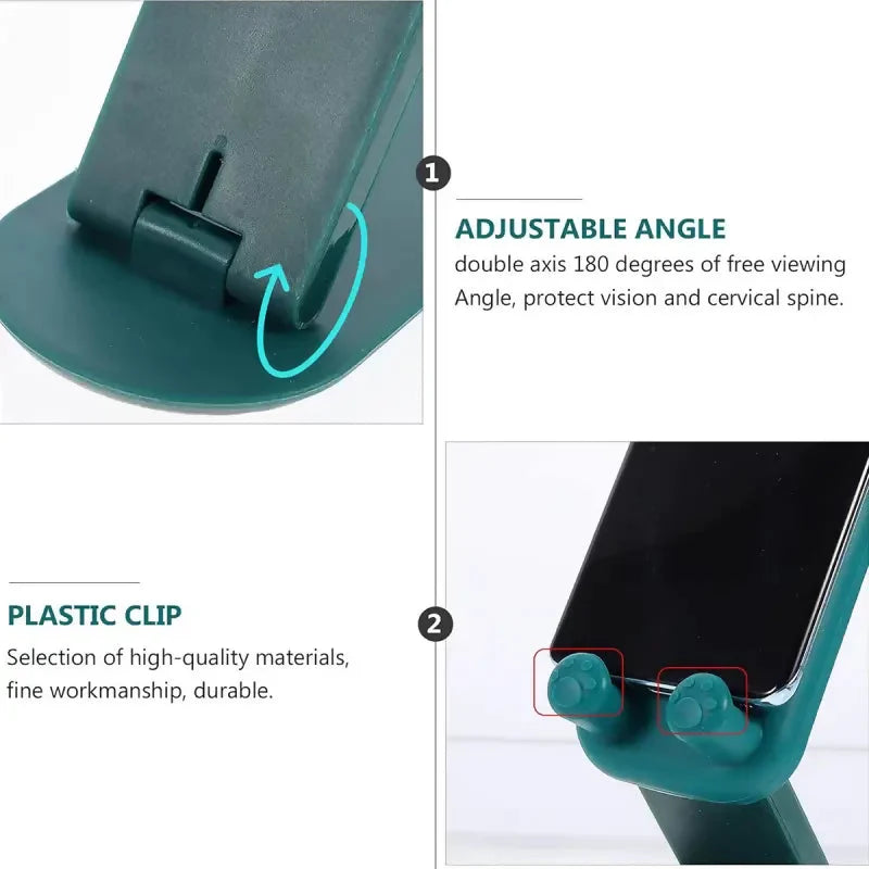 Portable Desktop Mobile & Tablets Holder with Cartoon Design, Foldable Feature (Assorted)