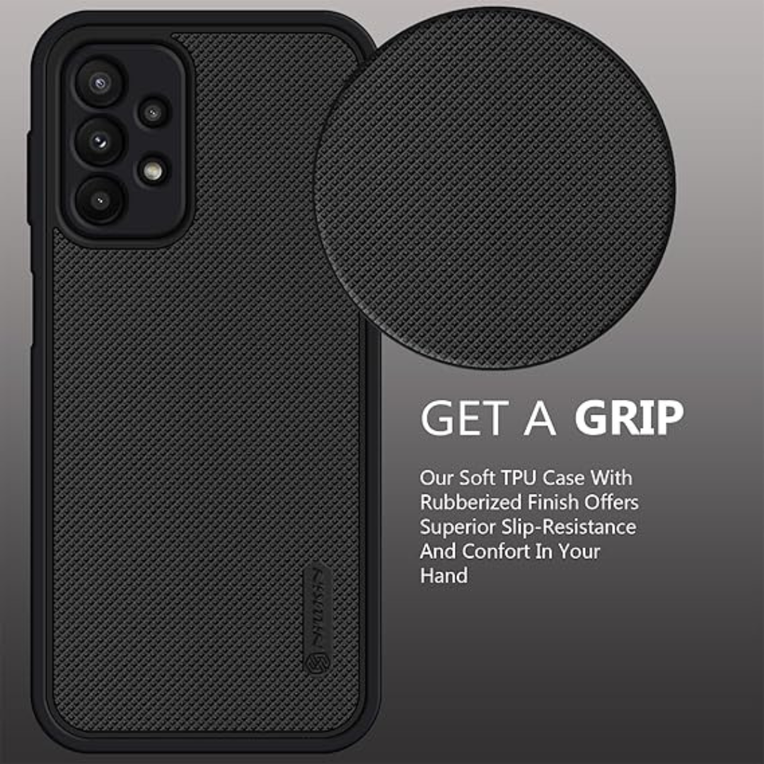 Black Niukin Silicone Case for Samsung A23