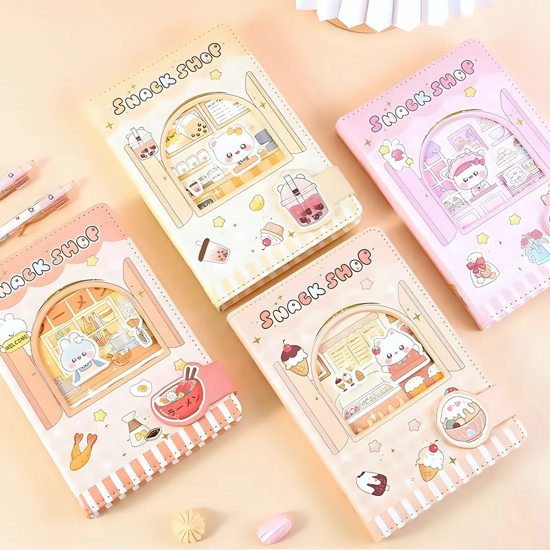 Snack Shop Kawaii Journal Book/Diary