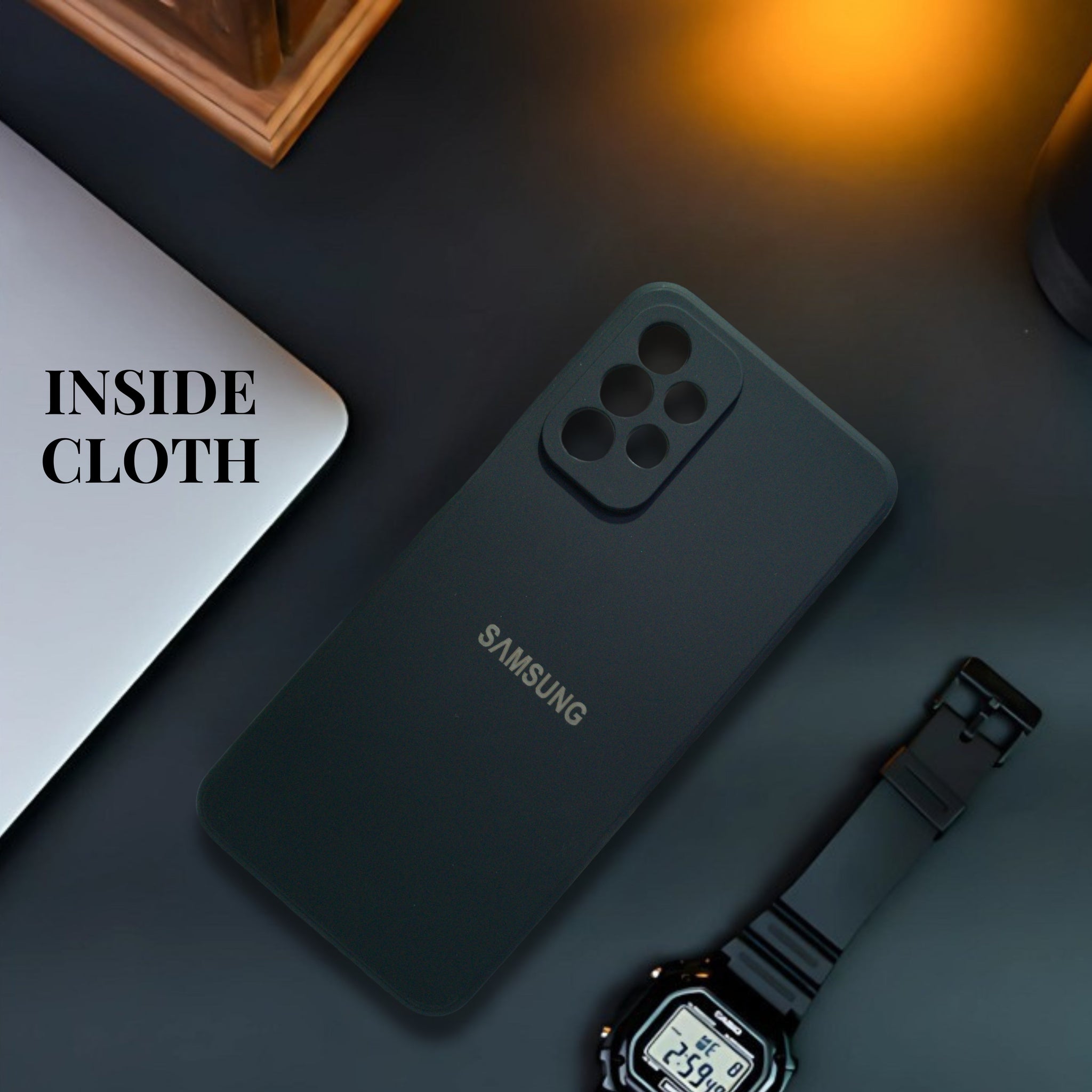 Black Candy Silicone Case for Samsung A23