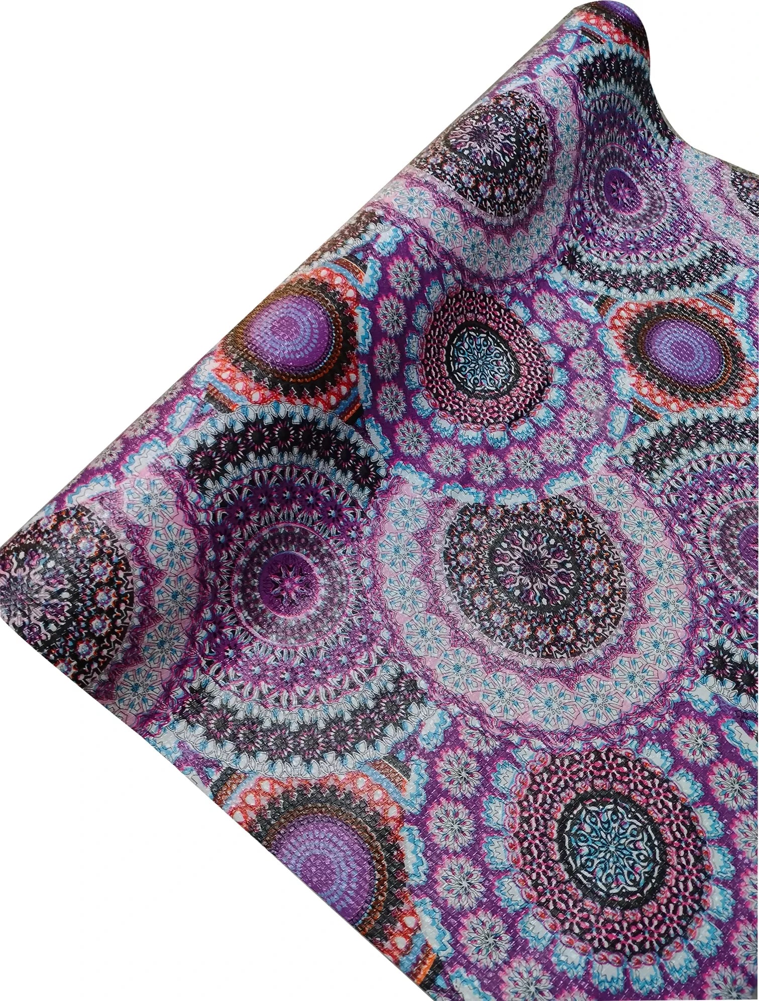 Mopak decor Polyester Solid Fridge Mat & Cover (Purple)