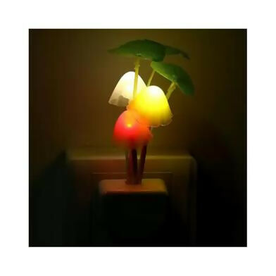 Multi Space Mushroom Night Light (Multicolor Home Decor Lamp)