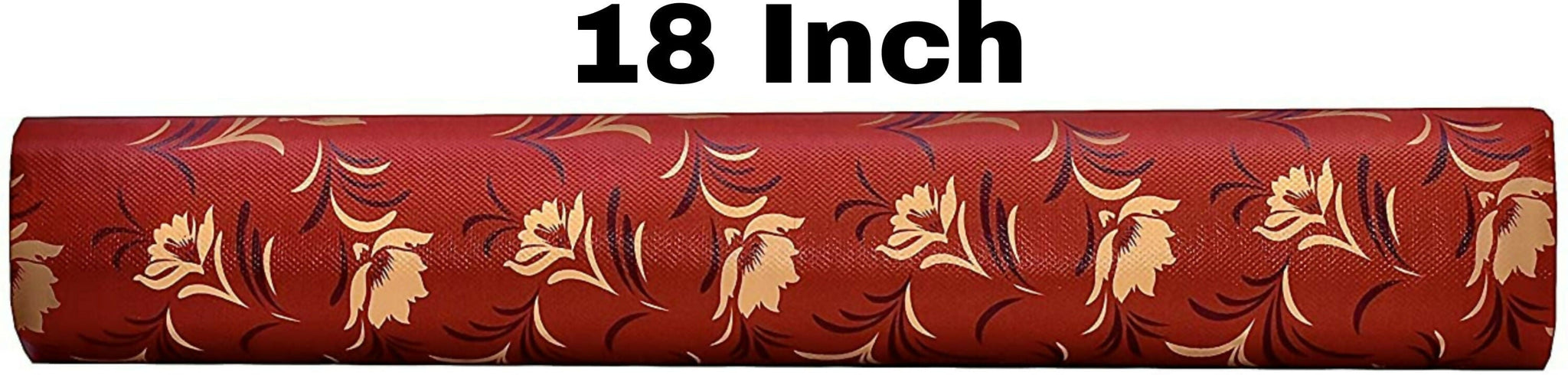 Mopak decor Polyester Solid Fridge Mat & Cover 50045 (Orange)