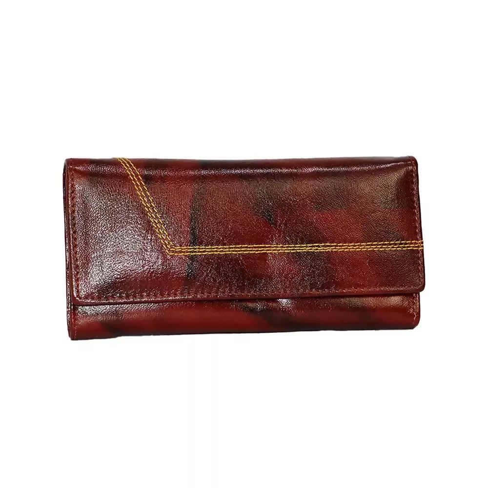 Women’s Leather Wallet (Dark brown)