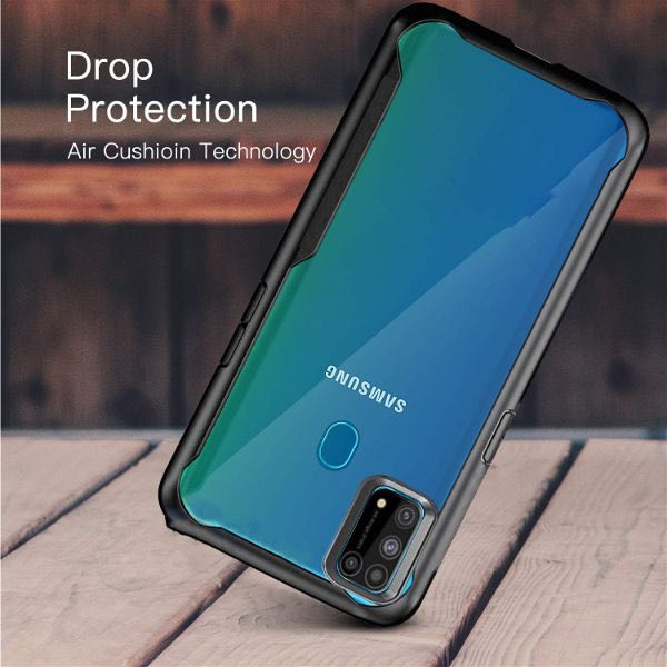 Shockproof transparent Safe Silicone case for Samsung M31