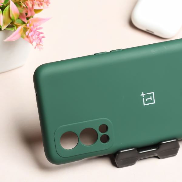 Dark Green Camera Original Silicone case for Oneplus Nord 2