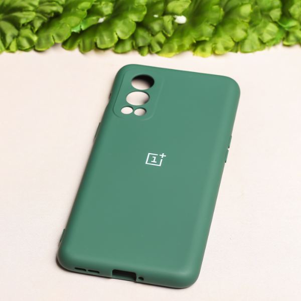 Dark Green Camera Original Silicone case for Oneplus Nord 2