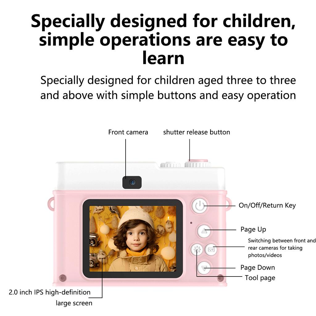 Mini Kids Retro Digital Camera
